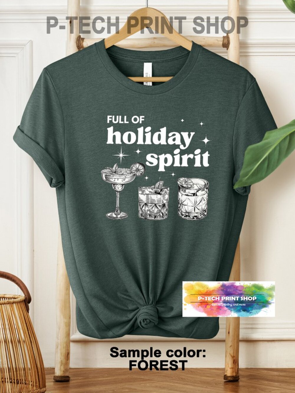 Full of Holiday Spirit Shirt, Christmas Shirt